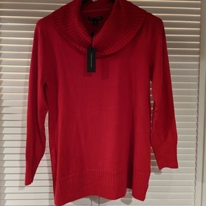 Rich, bright red sweater